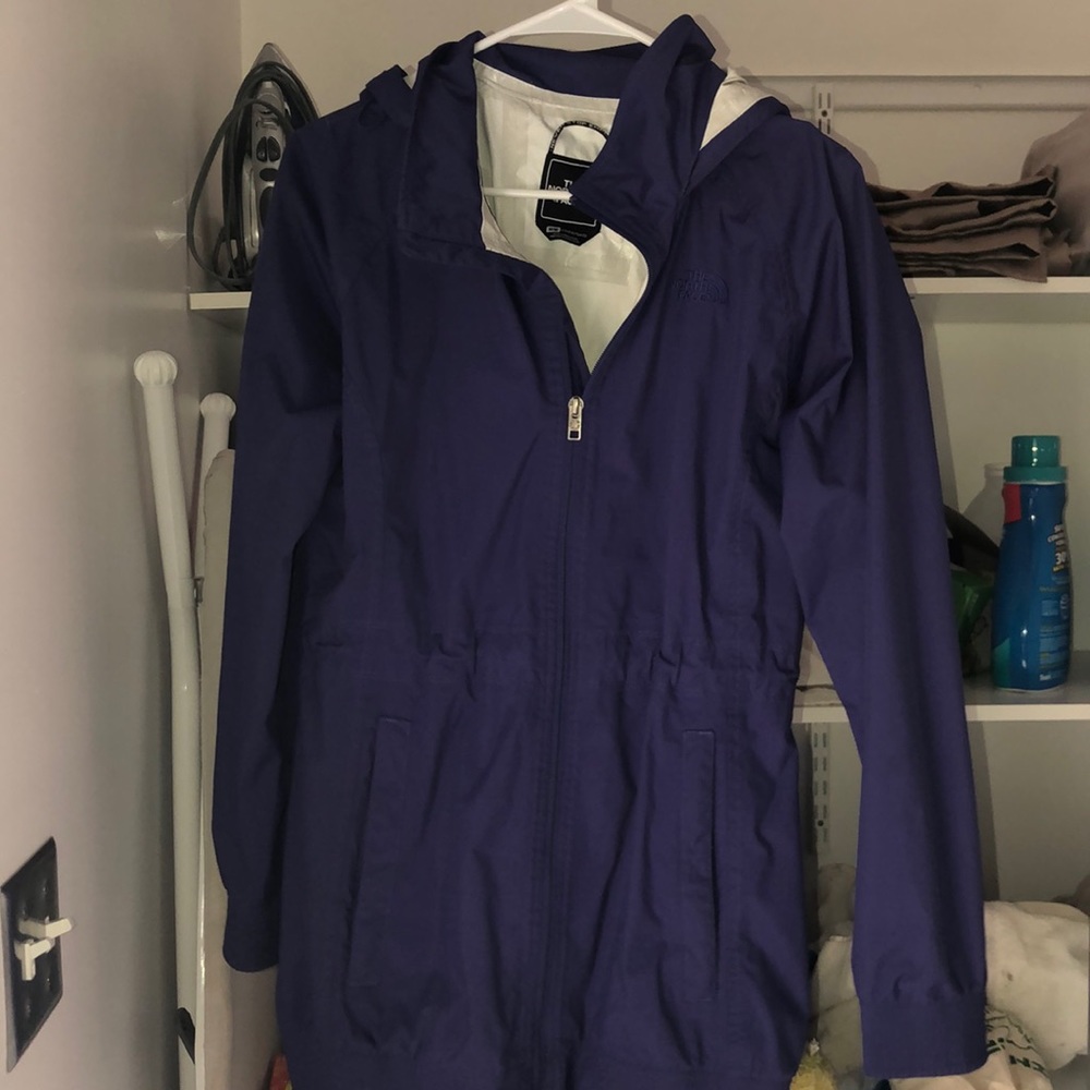 North face rain coat